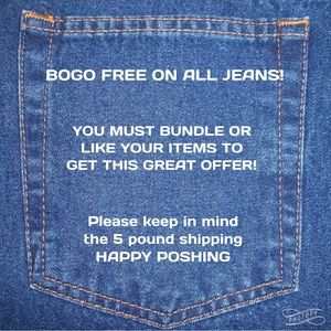 ALL JEANS BOGO FREE